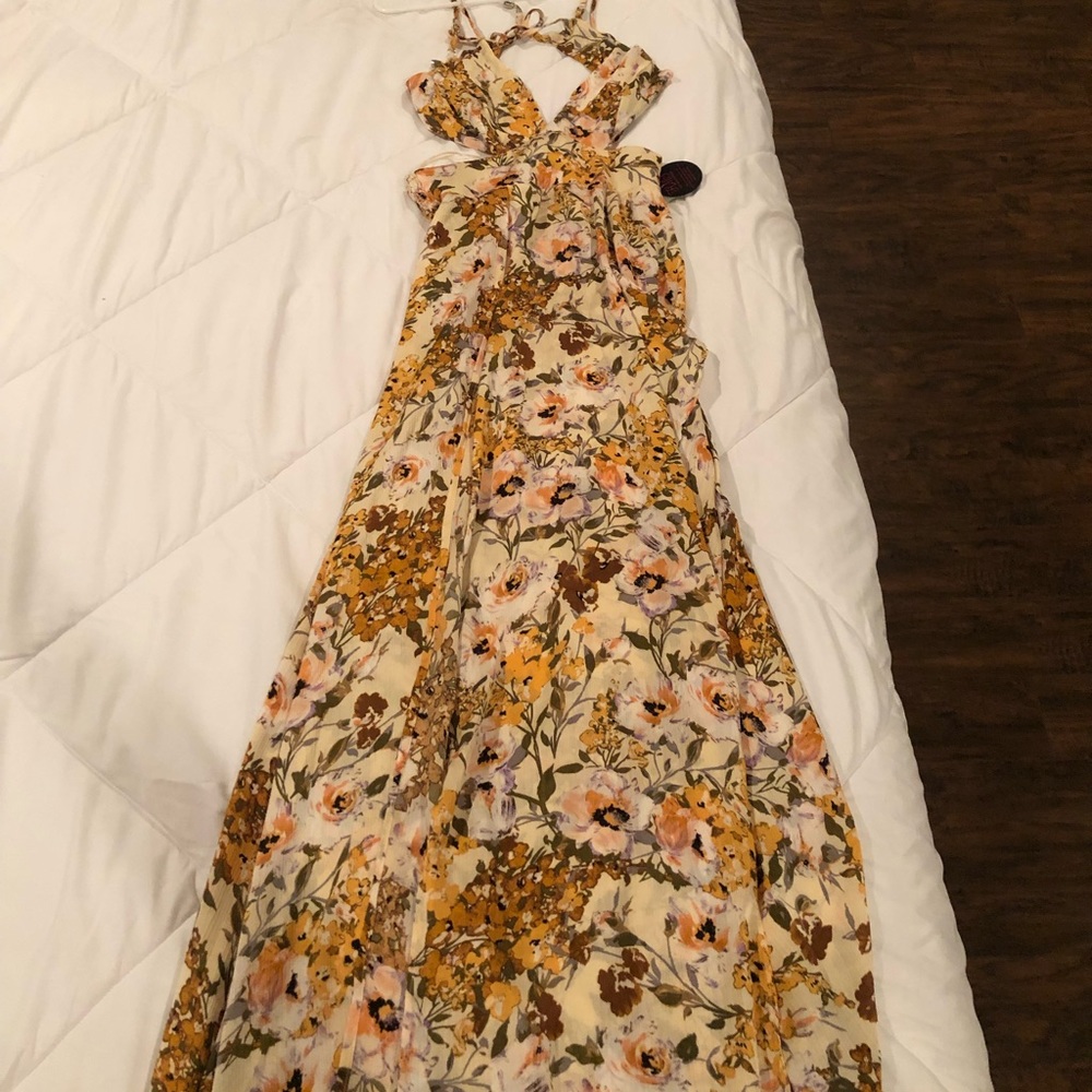 Open Sides, side slit, maxi dress